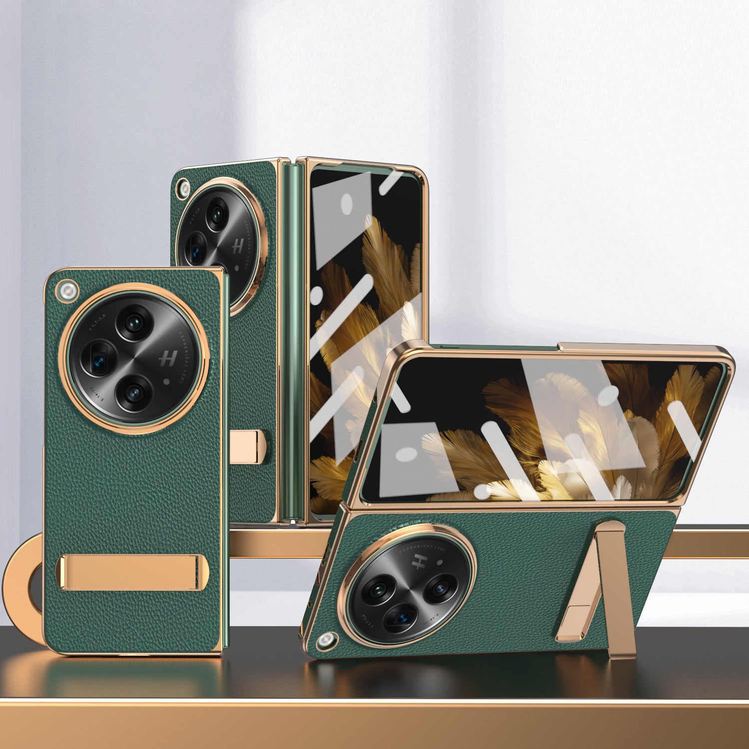 Business Electroplated Leather Case