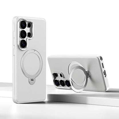 Rotating kickstand Leather Case with MagSafe
