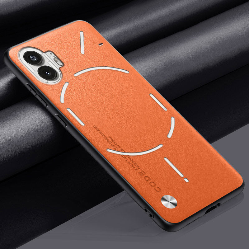Solid Color Leather Case