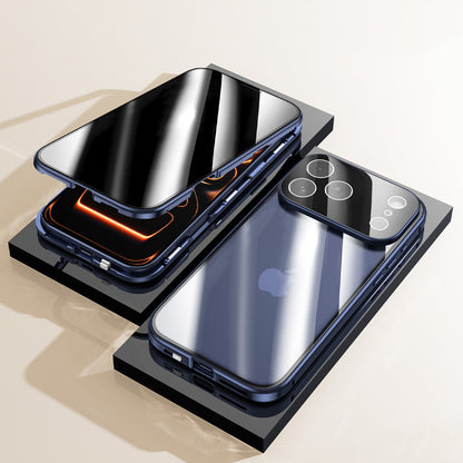Metal Magnetic Frame Double-Sided Glass Case