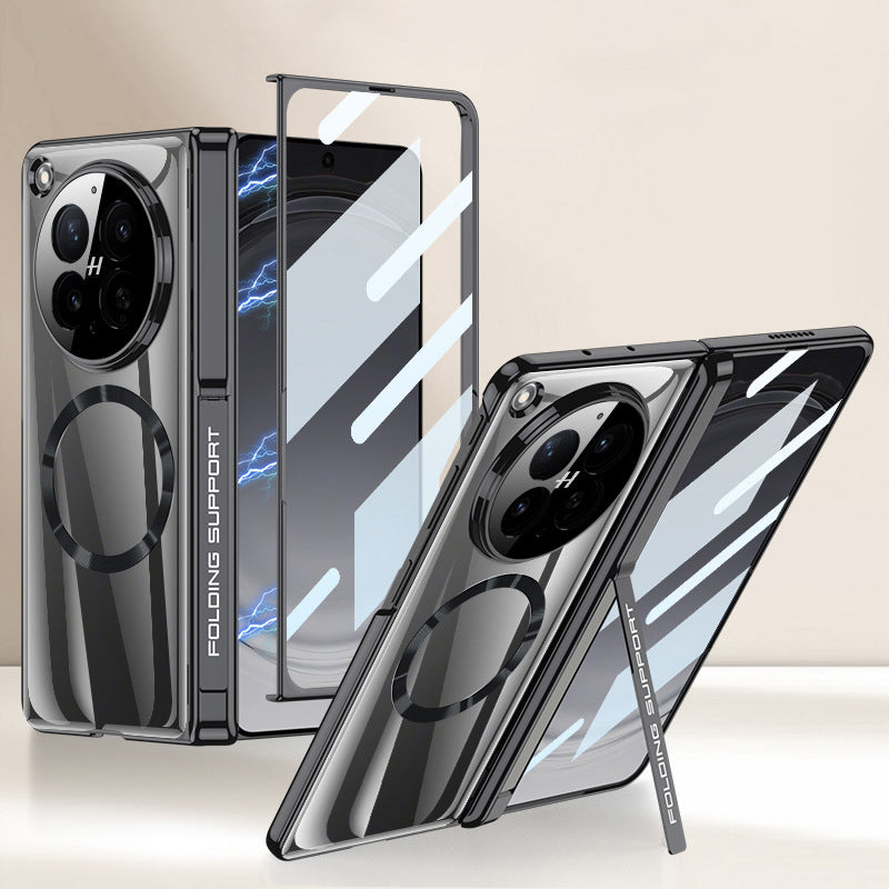 Transparent Electroplated Case with Kickstand