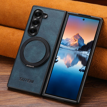 360° Rotating kickstand Leather Case with MagSafe