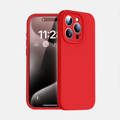 Solid Color Liquid Silicone Case