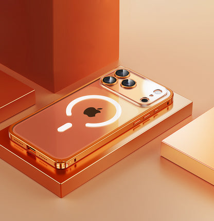 Single-Sided Buckle Metal Frame Case with MagSafe