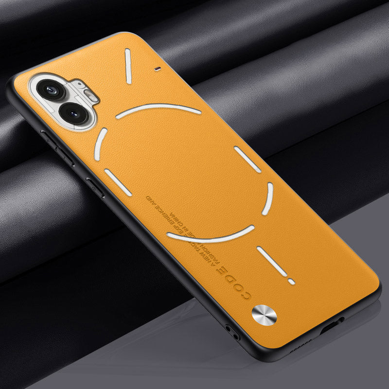 Solid Color Leather Case