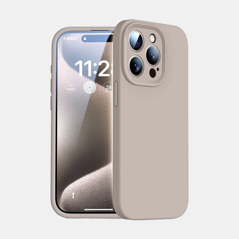 Solid Color Liquid Silicone Case