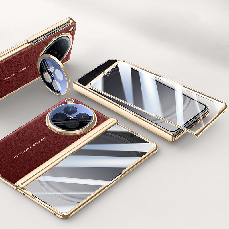 Mirror Cover Holder Leather Case