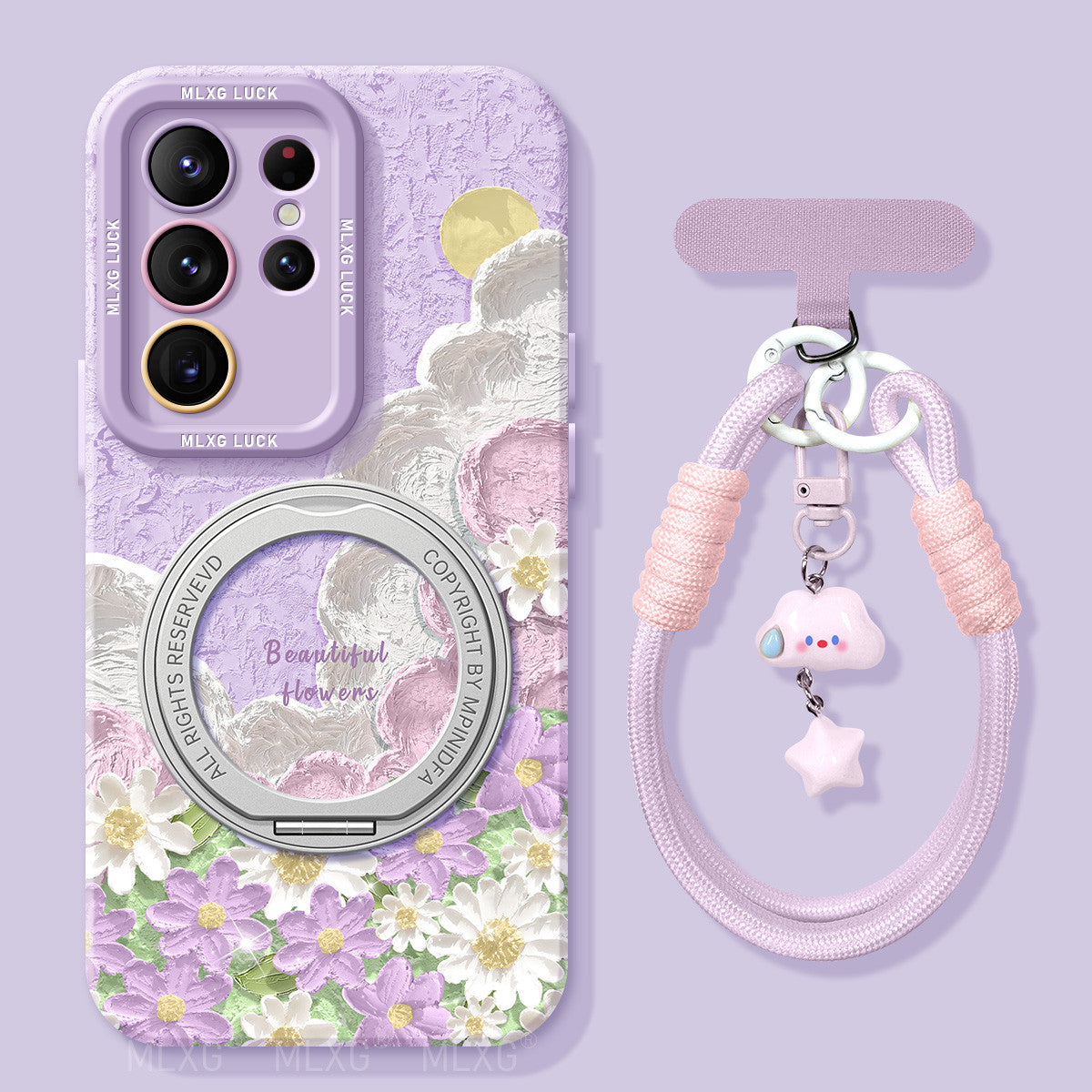 Liquid Silicone Lanyard Case with Bracket