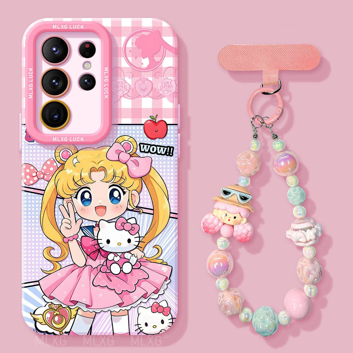 Sailor Moon Liquid Silicone Lanyard Case