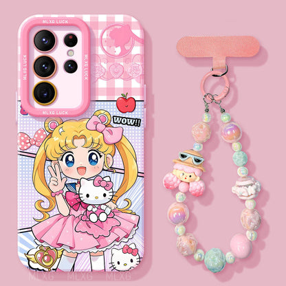 Sailor Moon Liquid Silicone Lanyard Case
