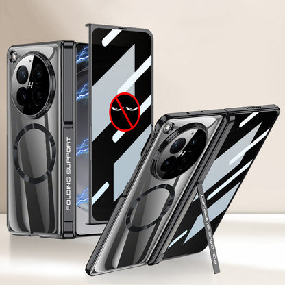 Transparent Electroplated Case with Kickstand