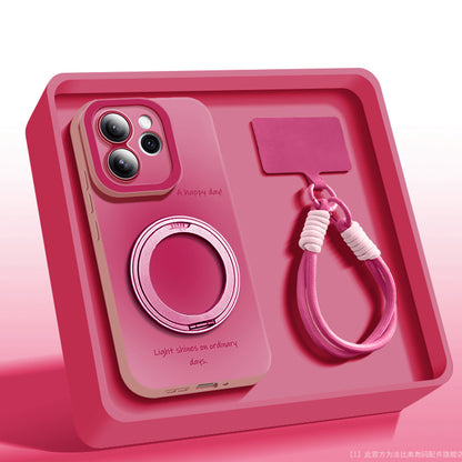 Liquid Silicone Lanyard Case with MagSafe