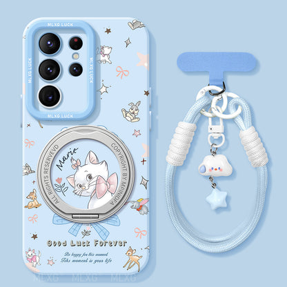 Marie Liquid Silicone Lanyard Case with Bracket