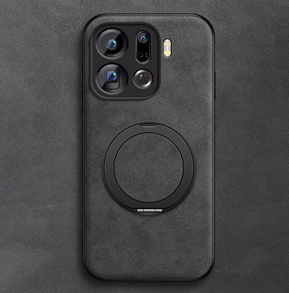 Rotating Ring Leather Case