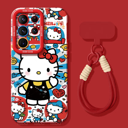 Hello Kitty Liquid Silicone Lanyard Case