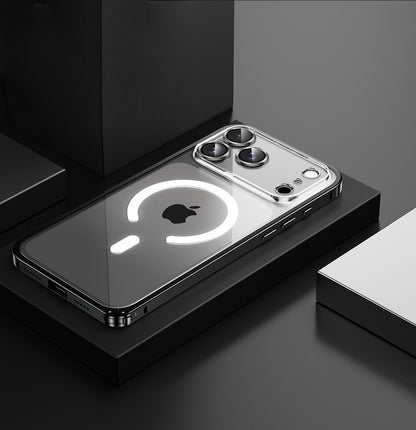 Single-Sided Buckle Metal Frame Case with MagSafe