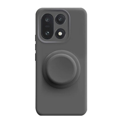 Solid Color Liquid Silicone Case with Kickstand