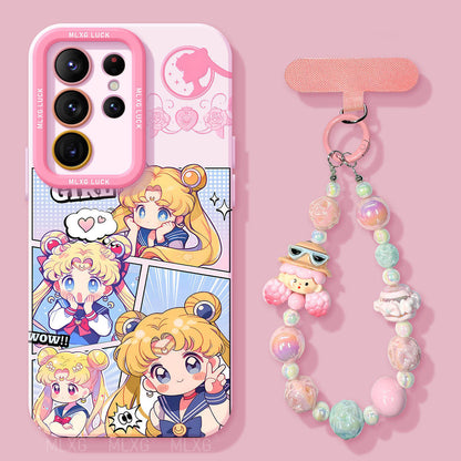 Sailor Moon Liquid Silicone Lanyard Case
