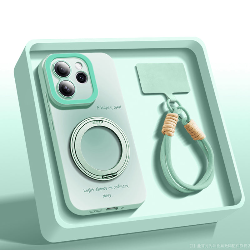 Liquid Silicone Lanyard Case with MagSafe