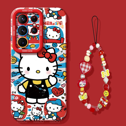 Hello Kitty Liquid Silicone Lanyard Case
