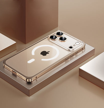 Single-Sided Buckle Metal Frame Case with MagSafe