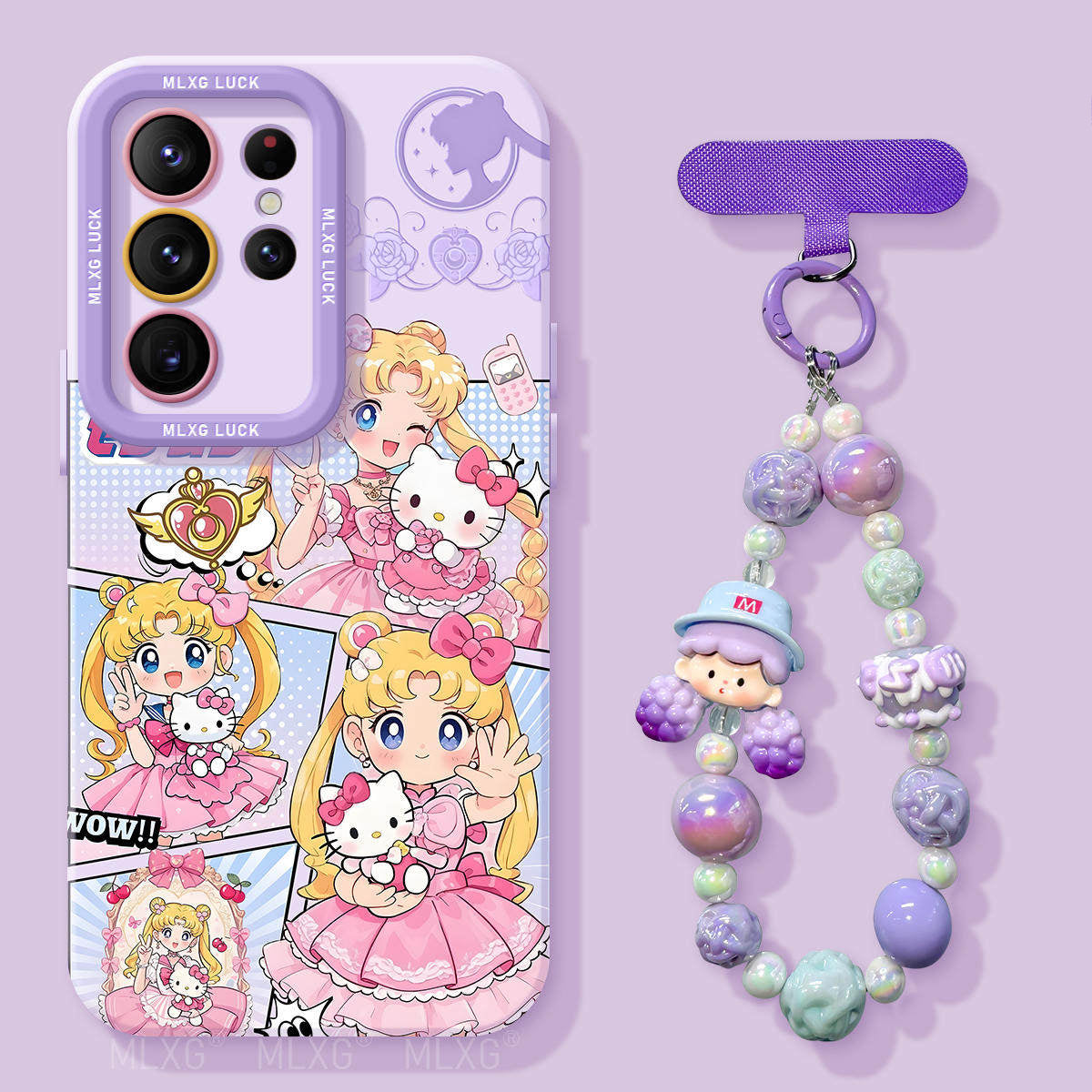 Sailor Moon Liquid Silicone Lanyard Case