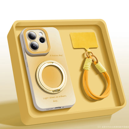 Liquid Silicone Lanyard Case with MagSafe