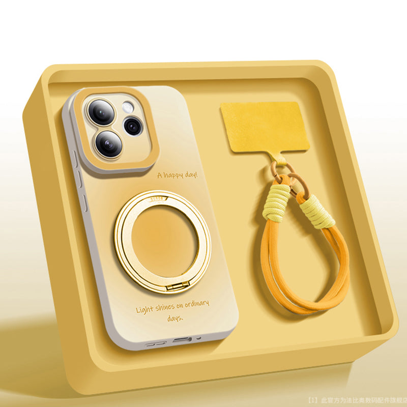 Liquid Silicone Lanyard Case with MagSafe