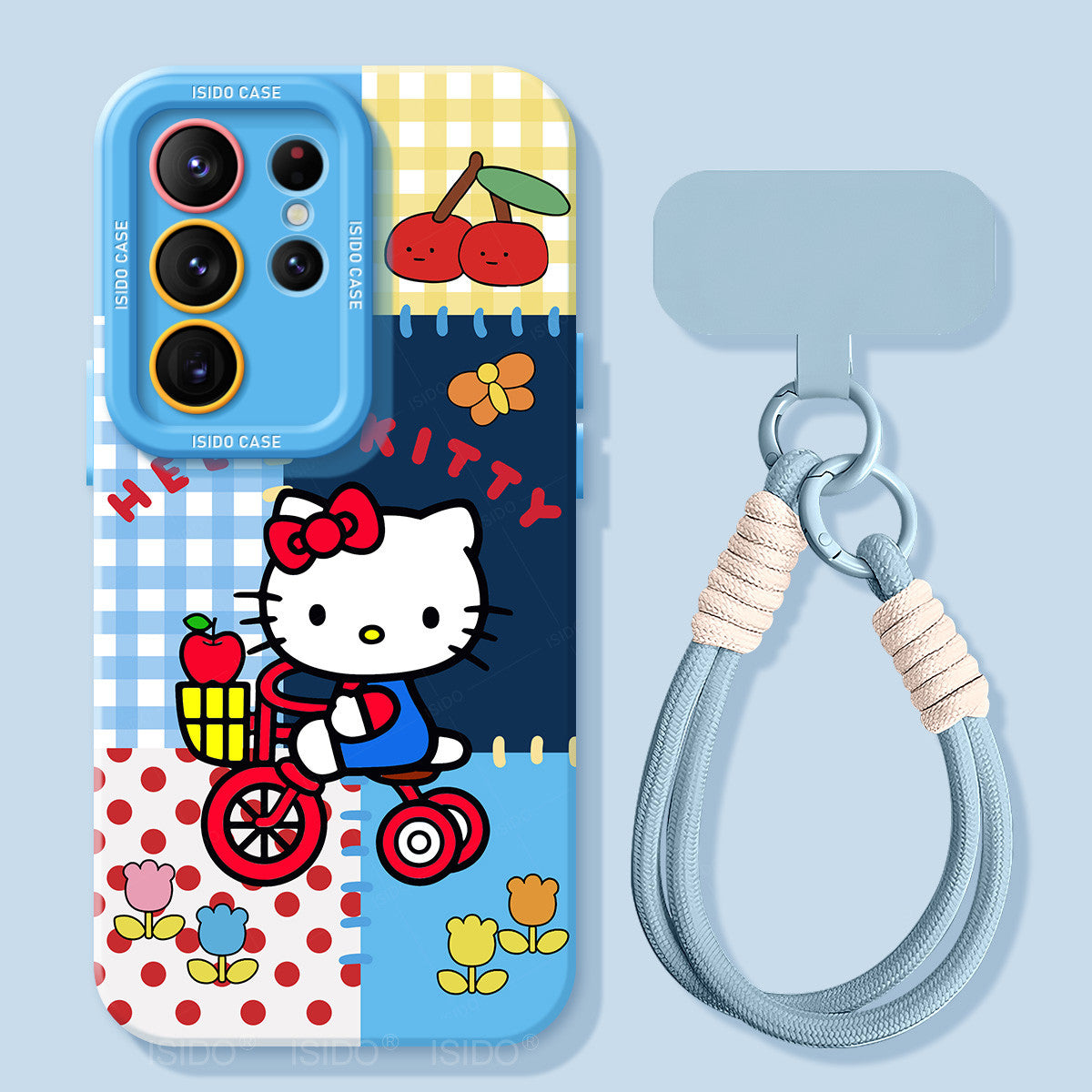 Hello Kitty Liquid Silicone Lanyard Case