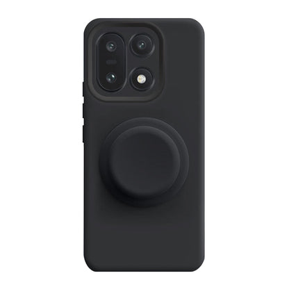 Solid Color Liquid Silicone Case with Kickstand