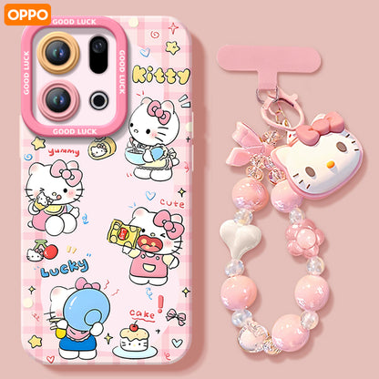 Hello Kitty Liquid Silicone Lanyard Case