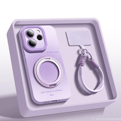 Liquid Silicone Lanyard Case with MagSafe