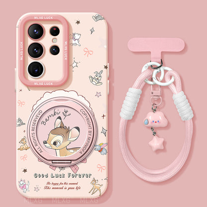 Marie Liquid Silicone Lanyard Case with Bracket
