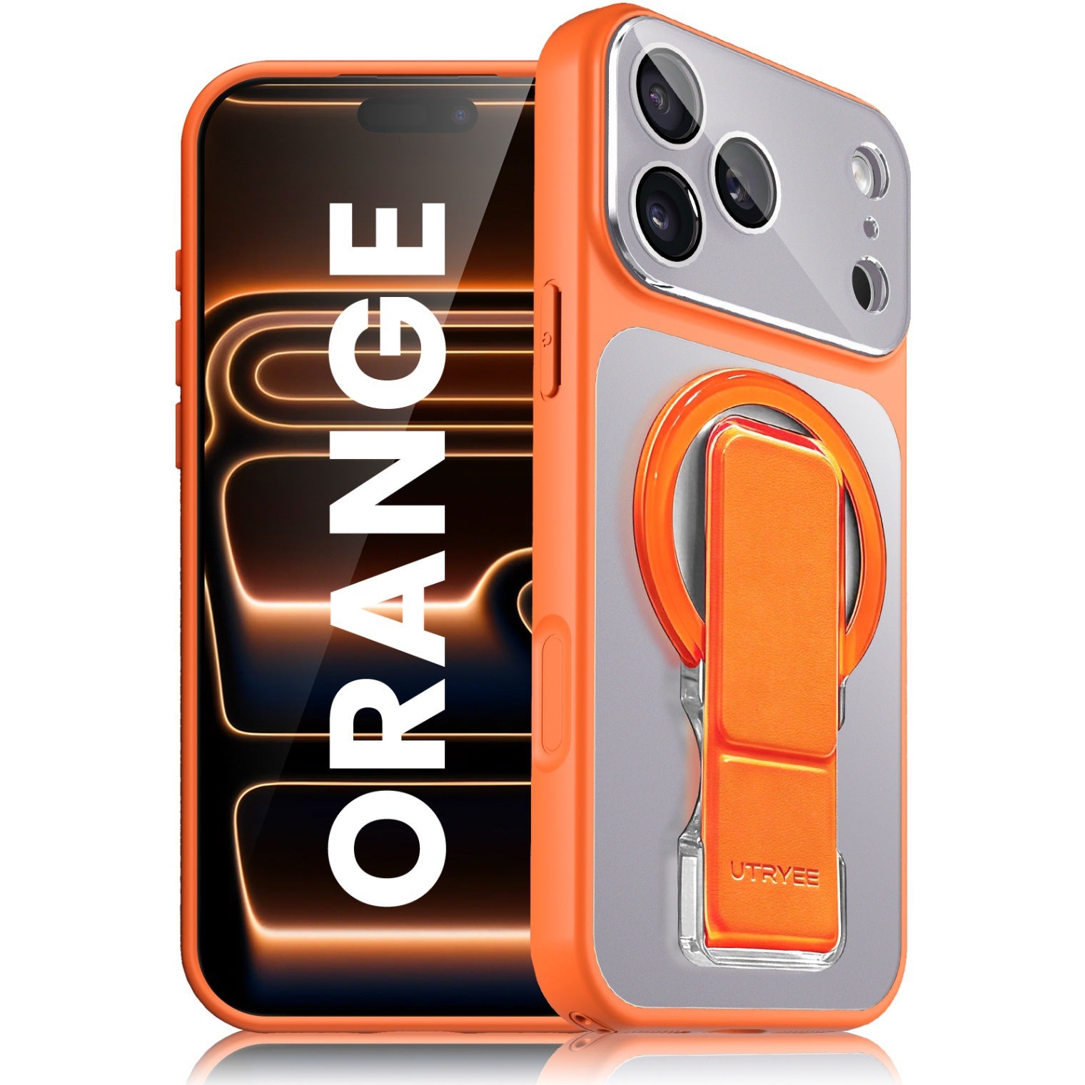 Folding Stand Transparent Case with MagSafe