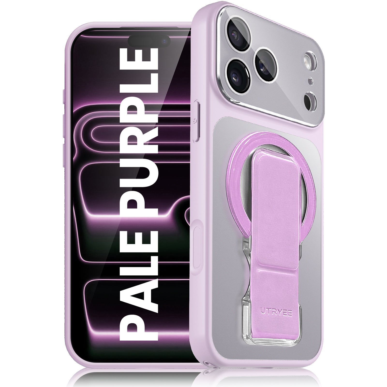 Folding Stand Transparent Case with MagSafe