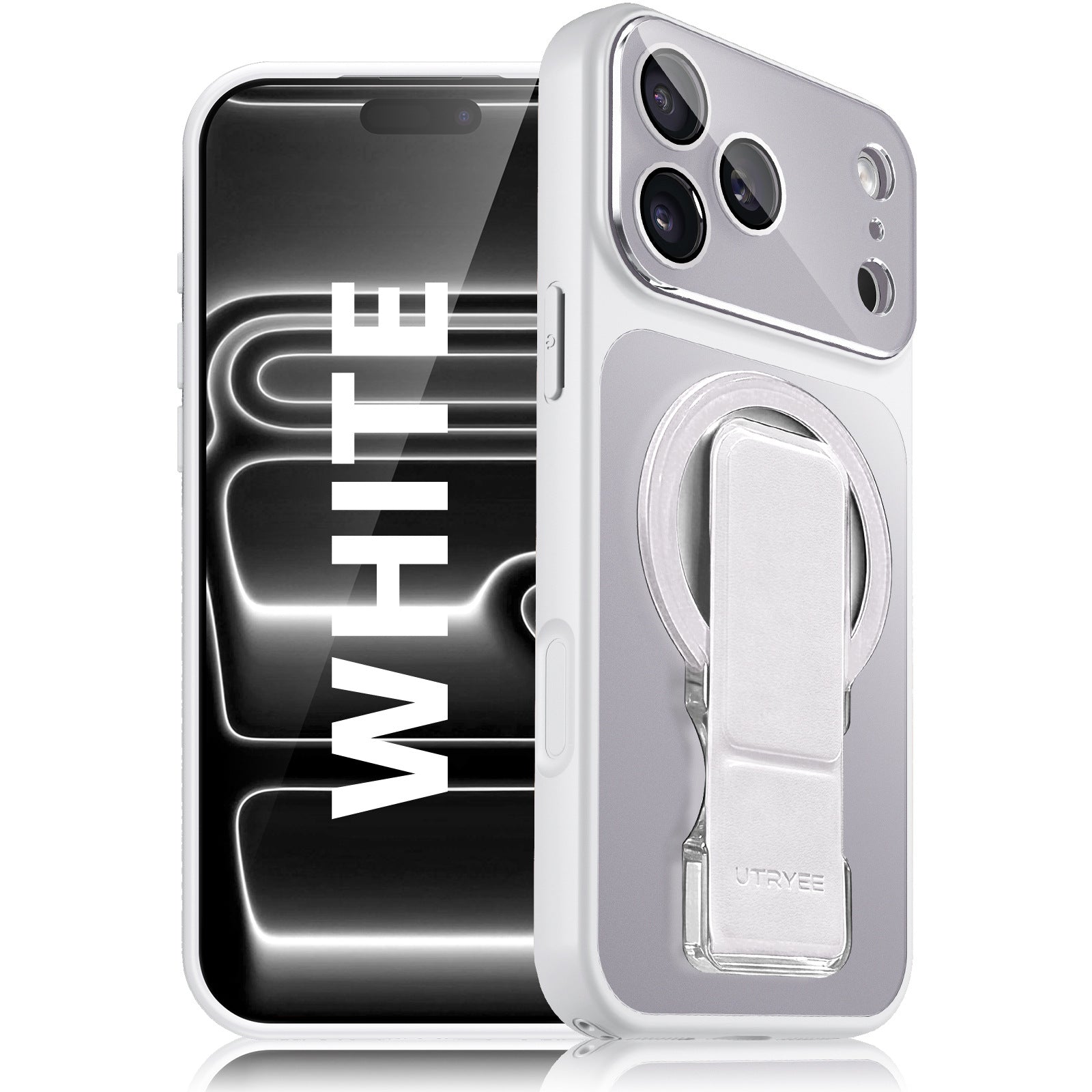 Folding Stand Transparent Case with MagSafe