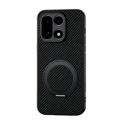 Carbon Fiber Pattern Rotating Bracket Case with MagSafe