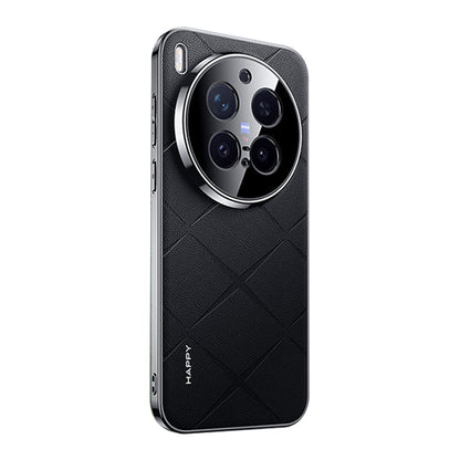 Electroplated Frame Business Leather Case