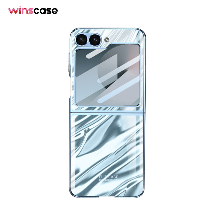 Samsung Galaxy Z Flip6 | Wave Pattern Electroplated Mobile Phone Case