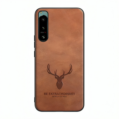 Elk Engraved Leather Case