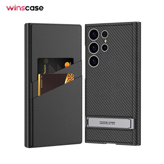 Samsung Series | Card Holder Flip Phone Leather Case