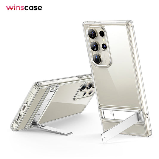 Samsung Series | HD Transparent Mobile Phone Case with Stand