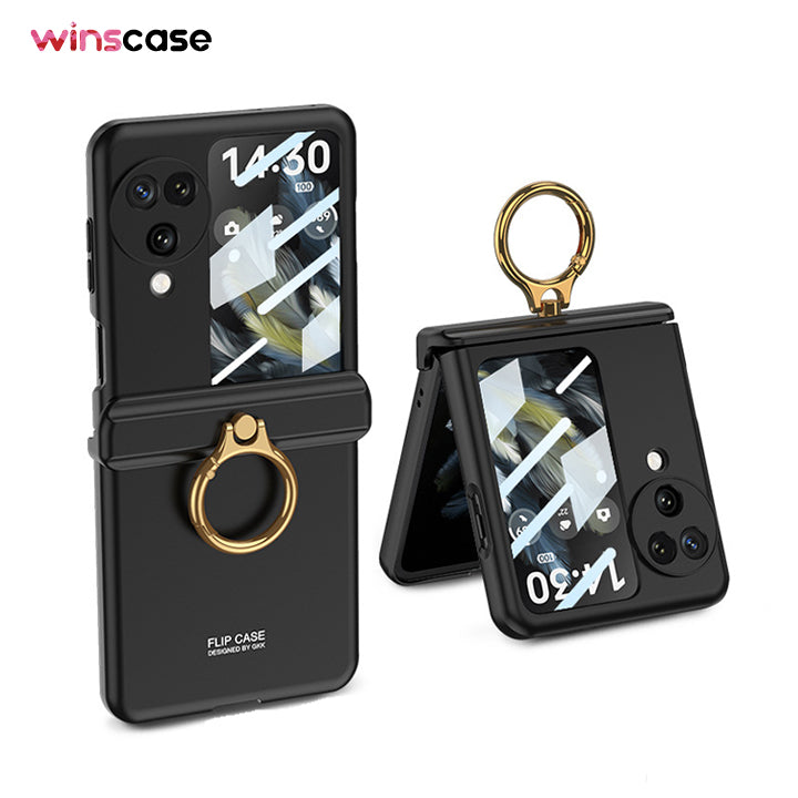 OPPO FindN3 Flip | Frosted Ring Buckle Phone Case