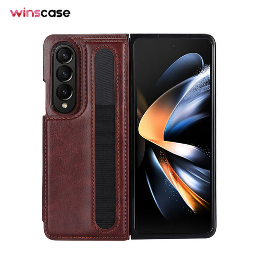 Samsung Galaxy Z Fold Series | Wallet Pen Slot Mobile Phone Leather Case