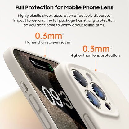 Solid Color Liquid Silicone Case