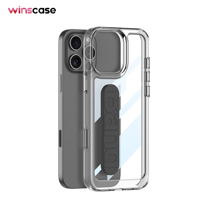 iPhone Series | Transparent Silicone Wristband Phone Case