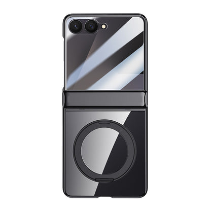 Rotating Bracket Electroplated Clear Case with MagSafe