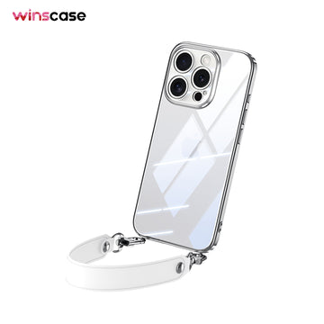 iPhone Series | Wrist Strap Transparent Mobile Phone Case