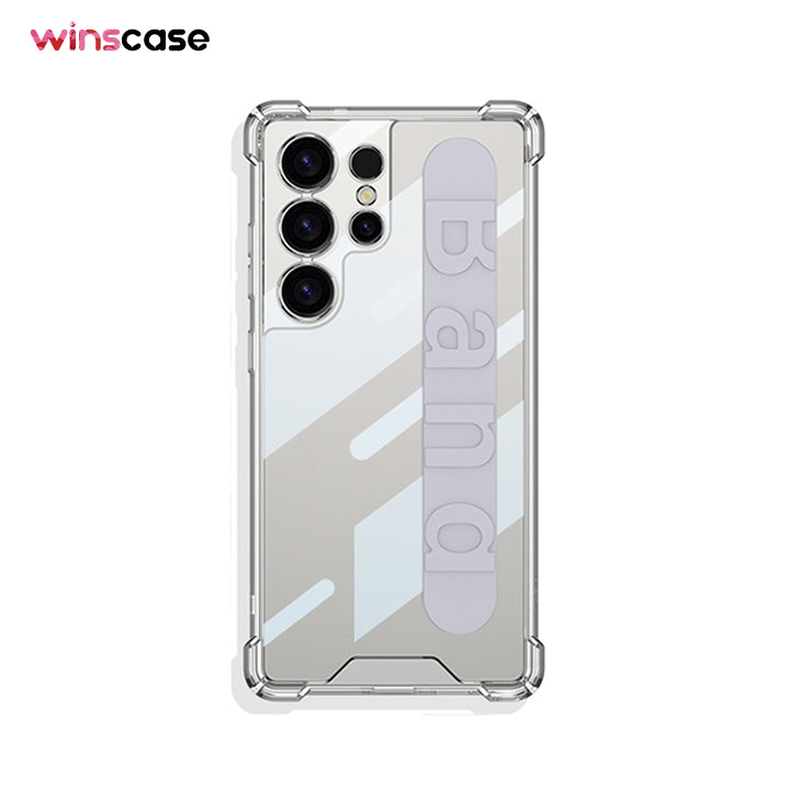 Samsung Series | Transparent Air Bag Anti-Fall Wrist Strap Mobile Phone Case