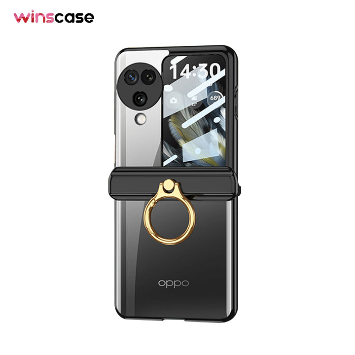 OPPO FindN3 Flip | Electroplated Ring Buckle Mobile Phone Case